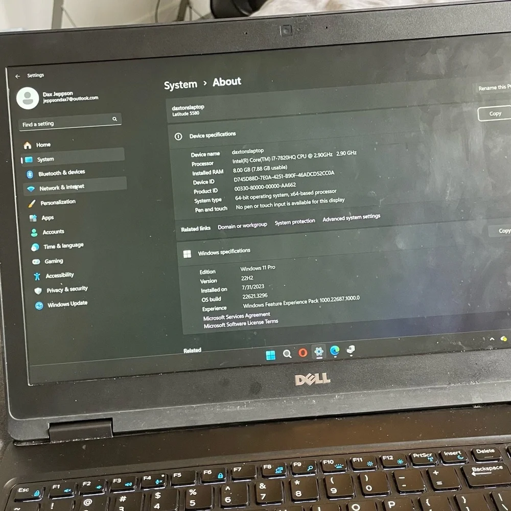 Sell latitude 5580 core i7 with GeForce processor